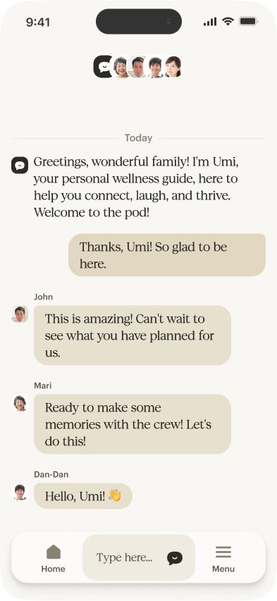 Stories - Family chat